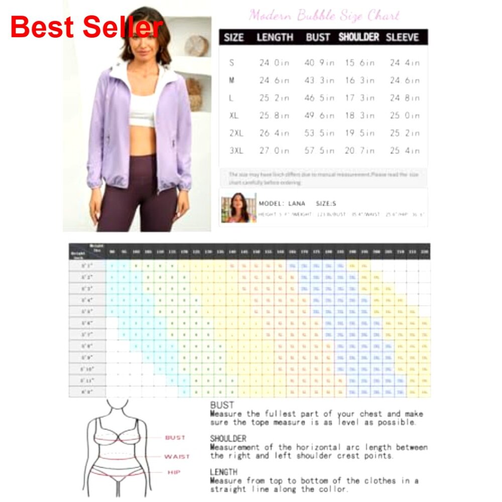 Reversible Rain Jacket Lightweight Waterproof Win… - image 4